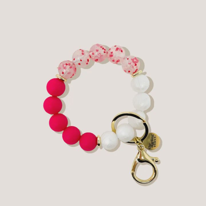 Hands-Free Silicone Keychain Wristlet - Be Mine