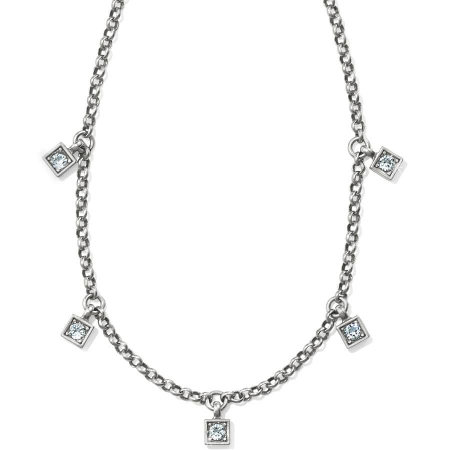 Meridian Zenith Station Necklace Silver