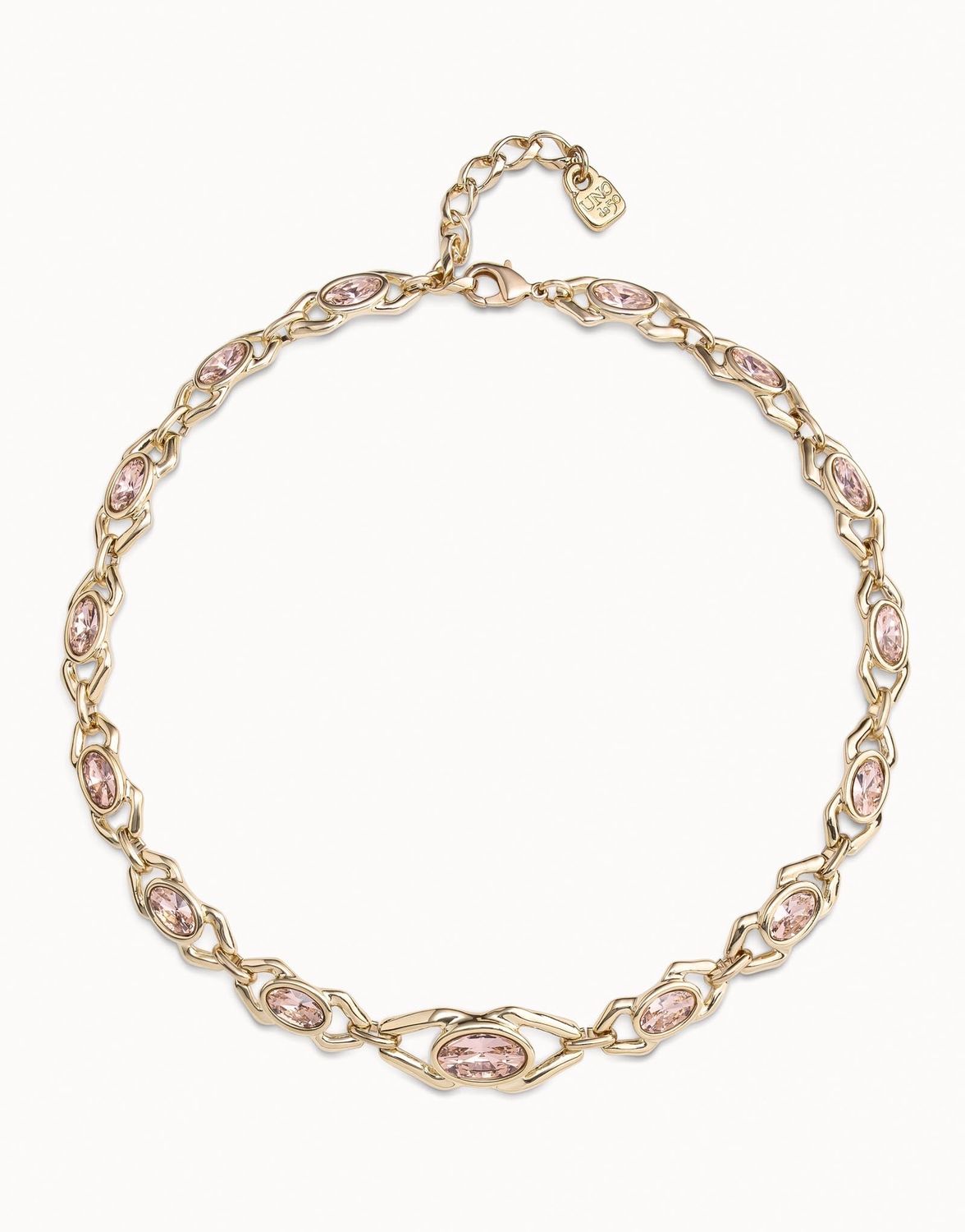 DNR-Madame Necklace - Gold/Pink