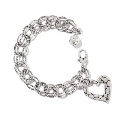 SIL Pebble Heart Bracelet
