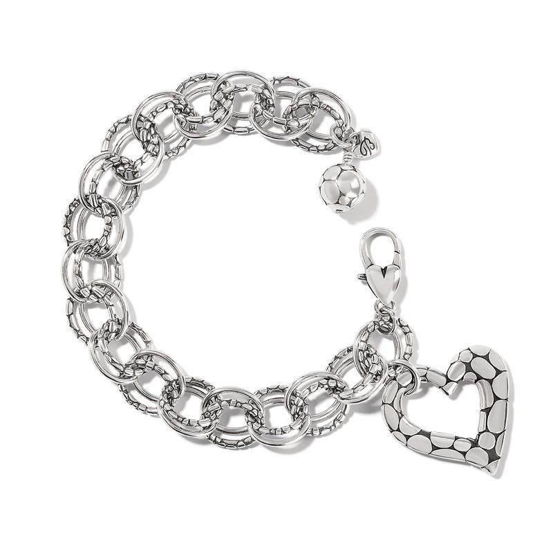 SIL Pebble Heart Bracelet