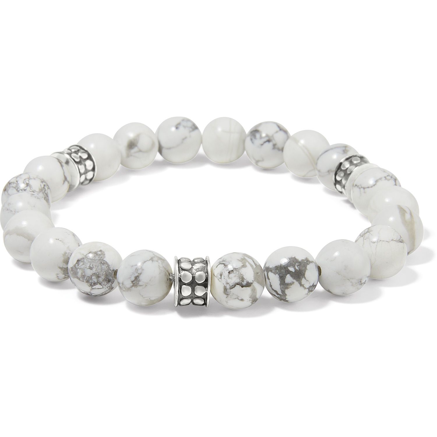 Pebble Dot Dream Howlite Stretch Bracelet