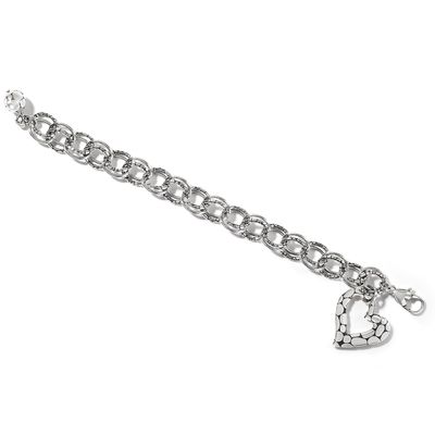 SIL Pebble Heart Bracelet