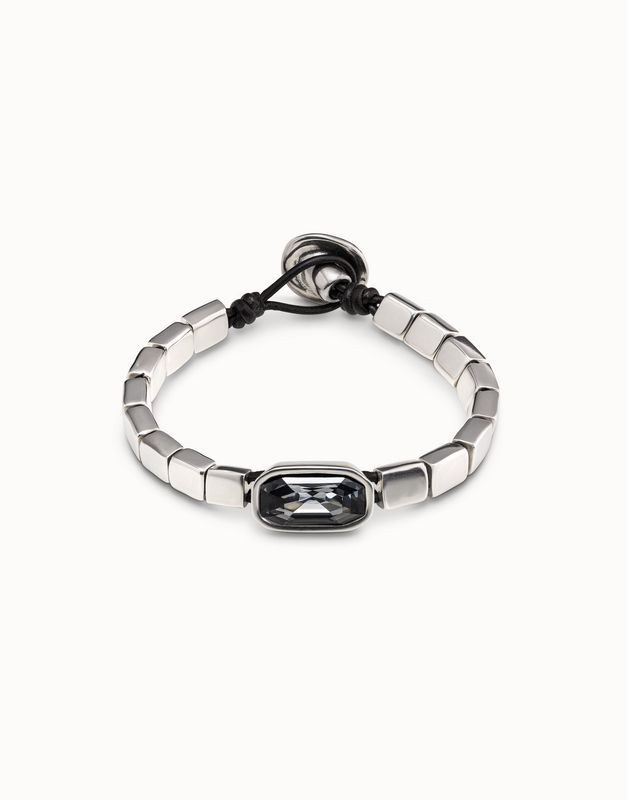 Anaconda Bracelet - Gray Crystal