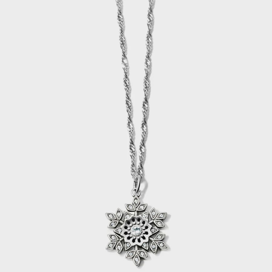 Glint Snowflake Necklace