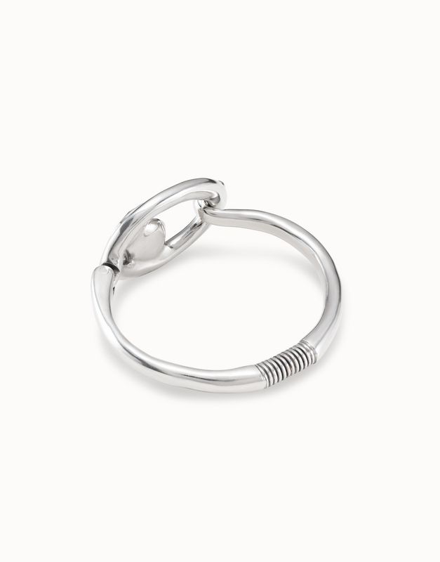 Uno de 50 Together bracelet from the Grateful Collection featuring an oval crystal centerpiece worn on wrist in a lifestyle setting