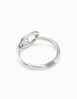 Uno de 50 Together bracelet from the Grateful Collection featuring an oval crystal centerpiece worn on wrist in a lifestyle setting