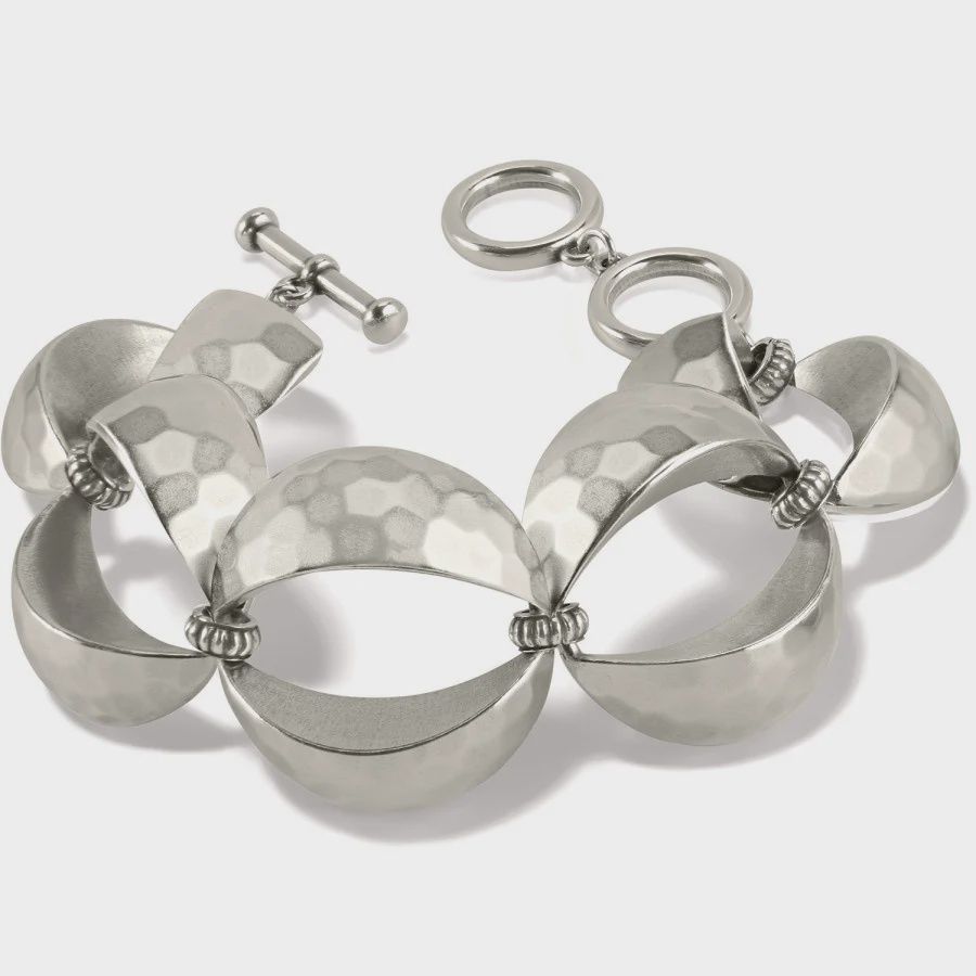 Mystic Moon Link Bracelet - Silver