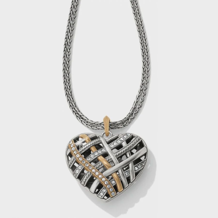 Neptune&#39;s Rings Convertible Reversible Heart Necklace