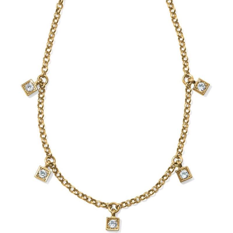 Meridian Zenith Station Necklace Gold