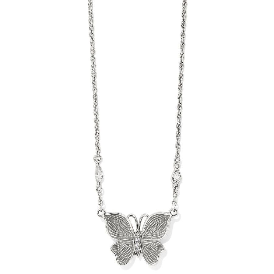 Everbloom Flutter Pendant Necklace Silver