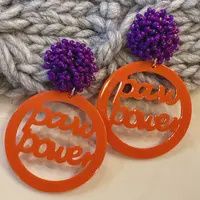 Allie June Clemson Tigers Game Day Earrings for Women