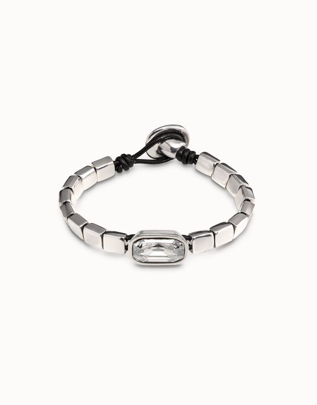 Anaconda Bracelet - White Crystal