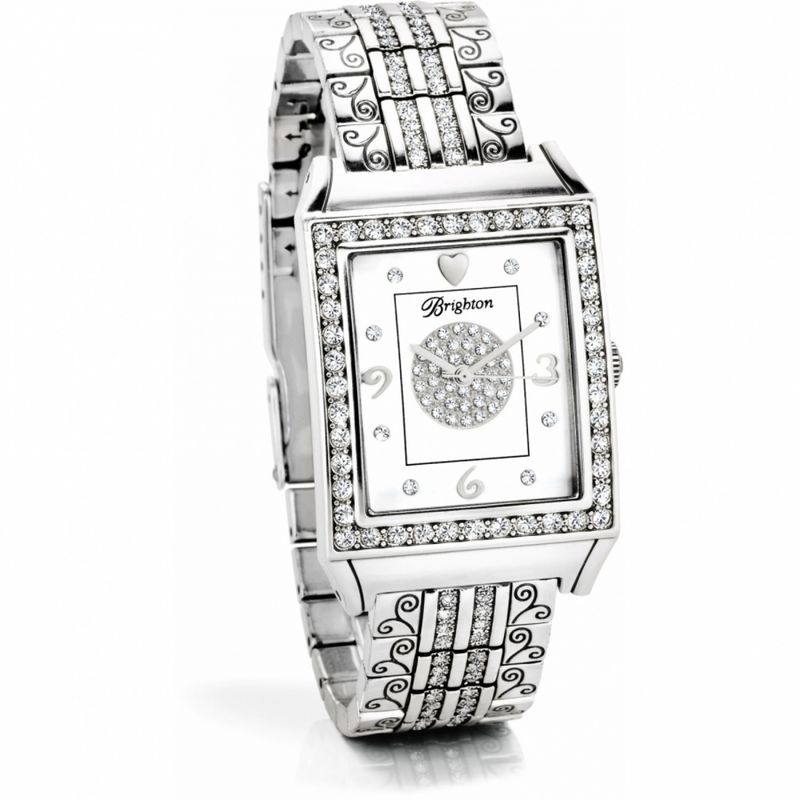 Diamond Bar Watch - Silver