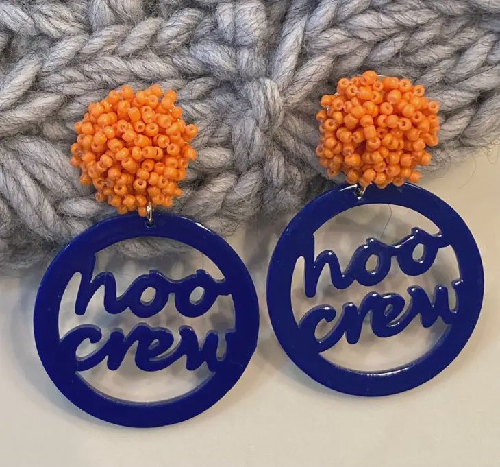 College Game Day Earrings UVA