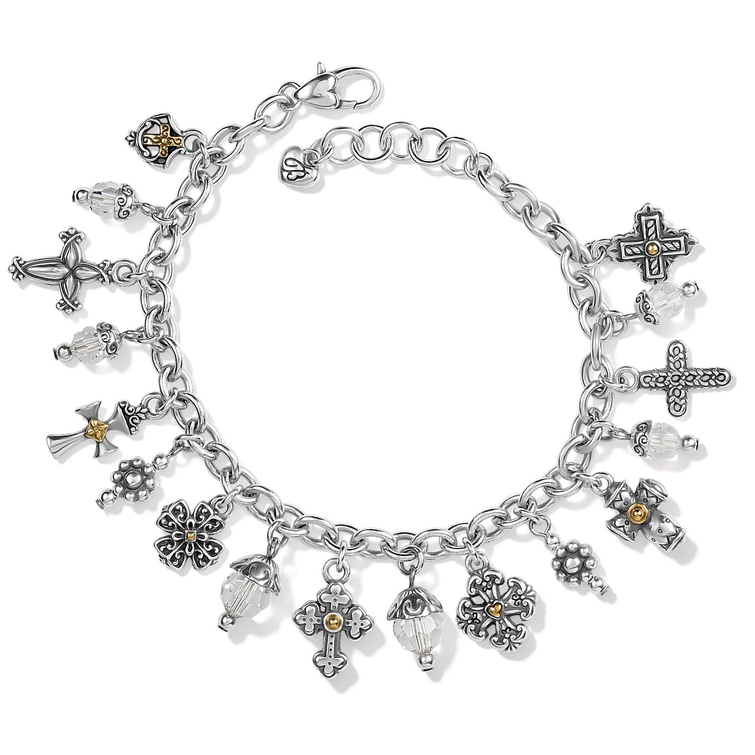DNR-One Cross Charm Bracelet