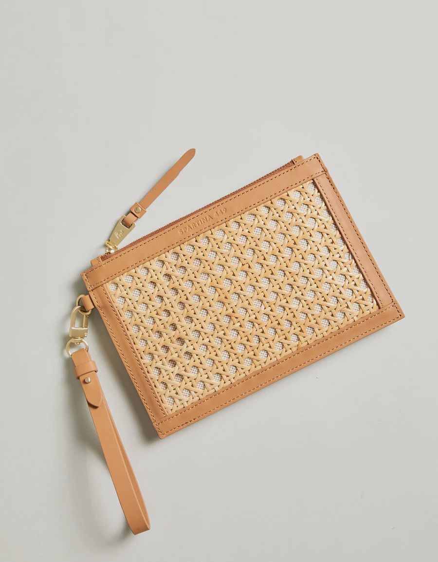 Cane Ginny Wristlet - Pecan