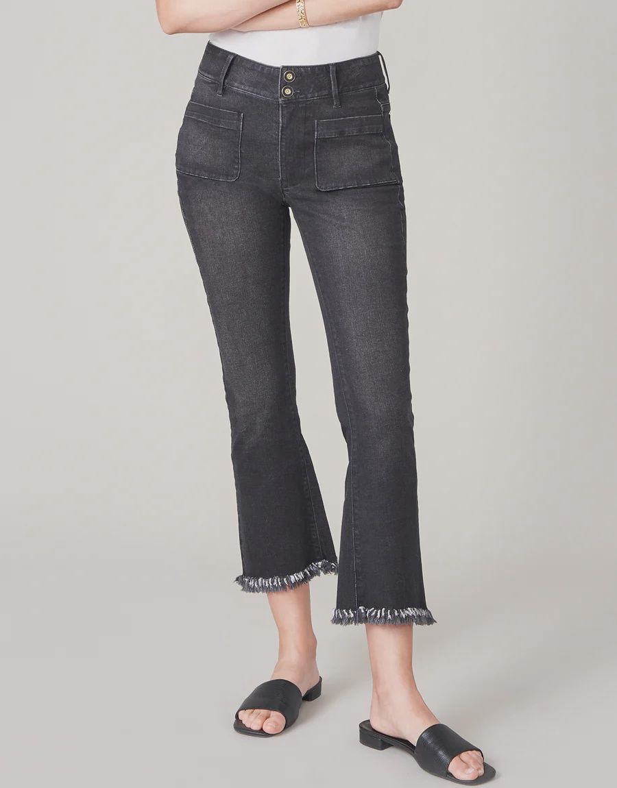 Juliette High Rise Jean Charcoal Wash