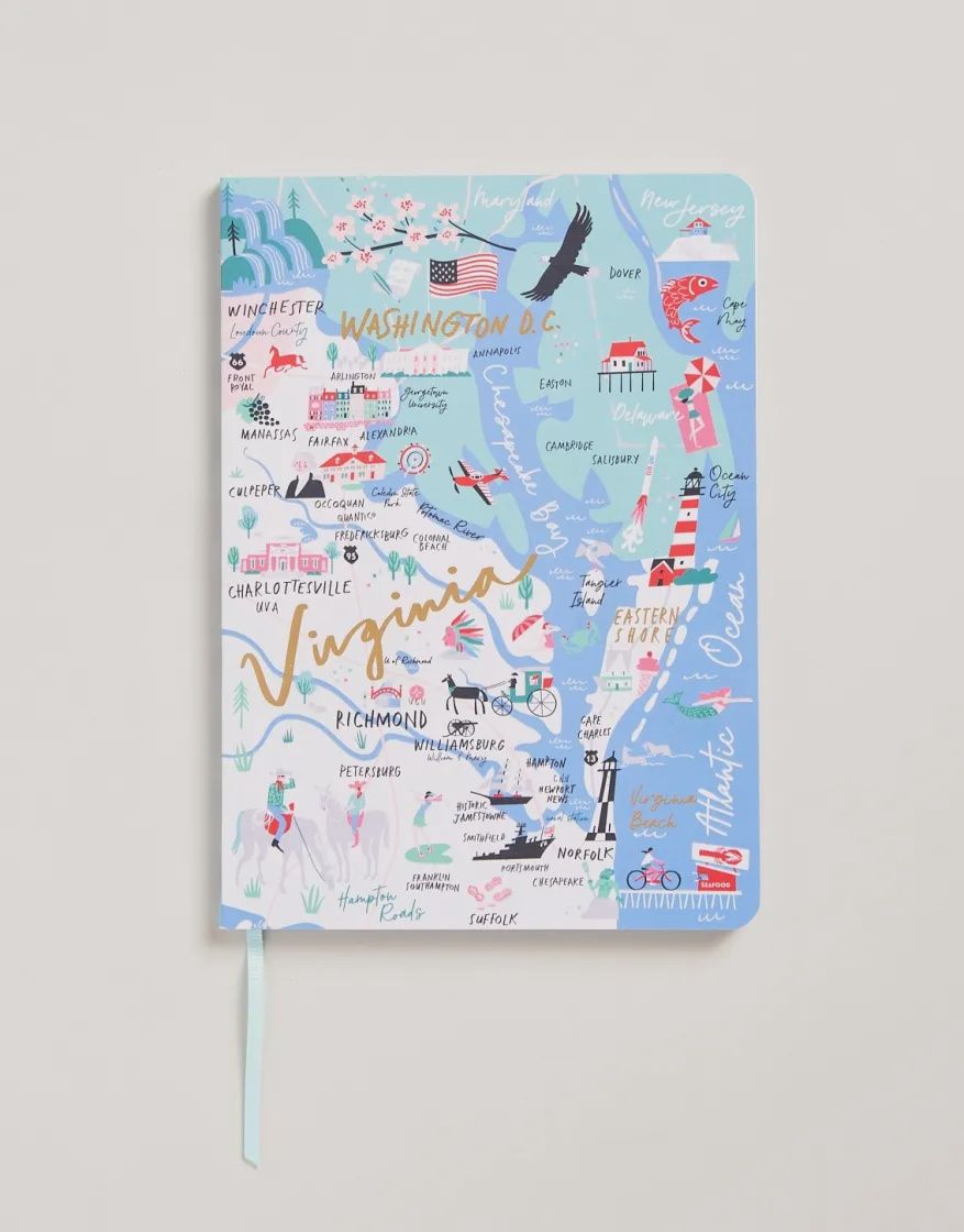 LOVE Virginia Ruled Notebook 5x7