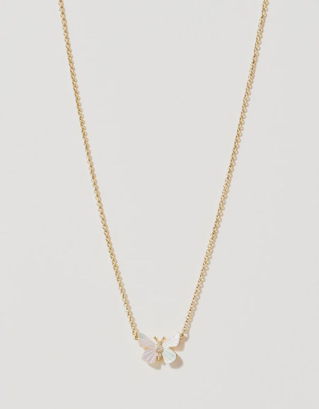 Sea La Vie Necklace Transformation/Mother-of-Pearl Monarch