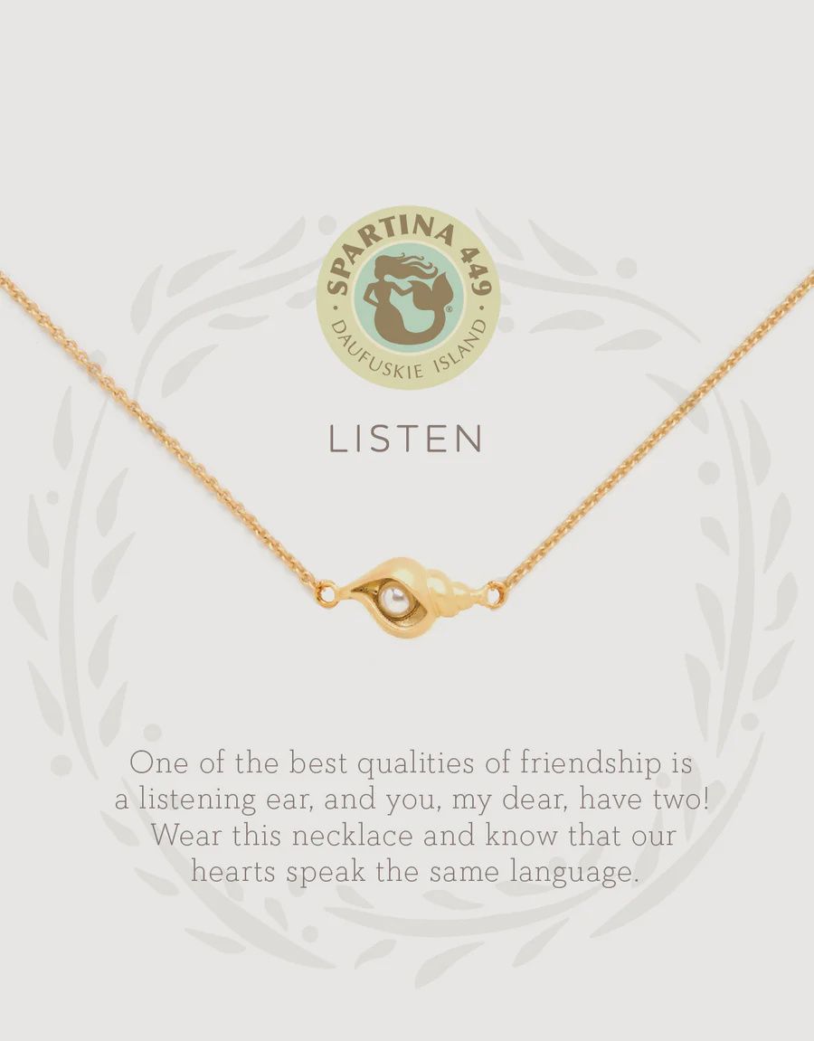 Sea La Vie Necklace Listen/Shell