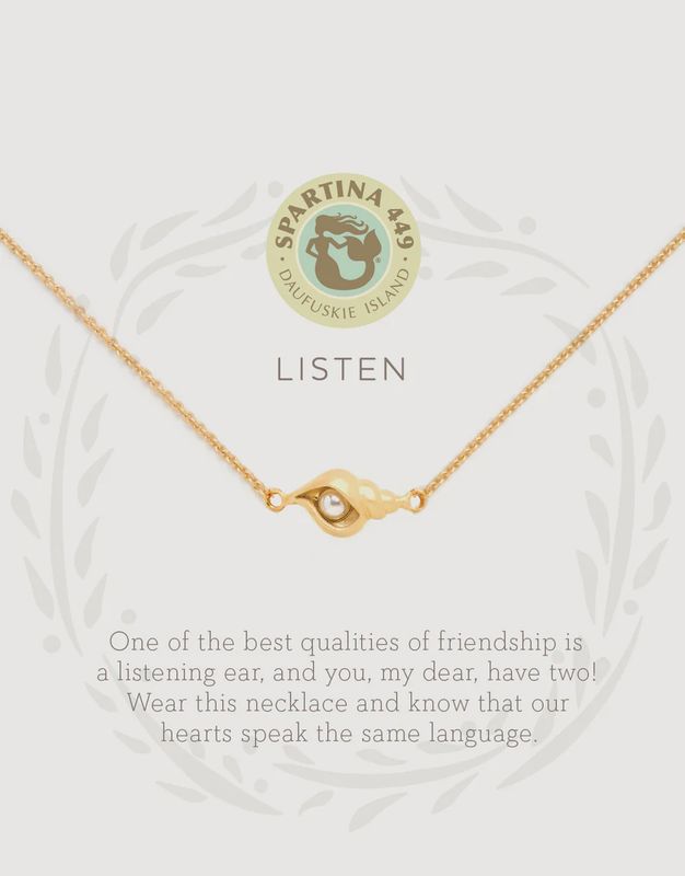 Sea La Vie Necklace Listen/Shell