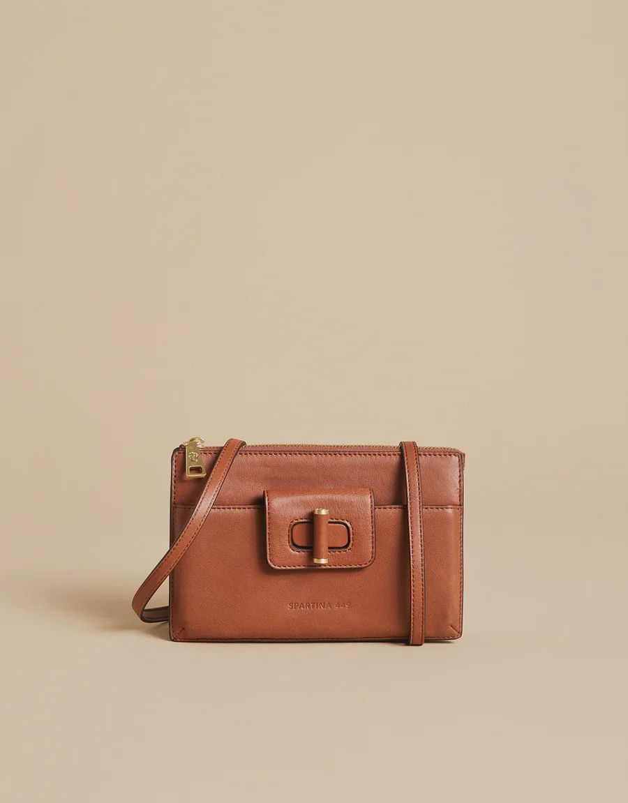Siren Lindsey Phone Crossbody - Saddle Brown