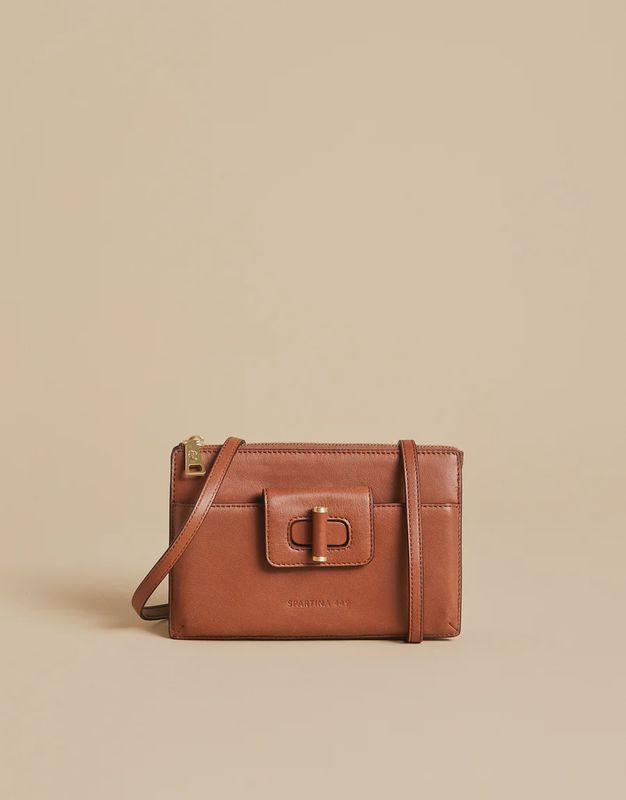 Siren Lindsey Phone Crossbody - Saddle Brown