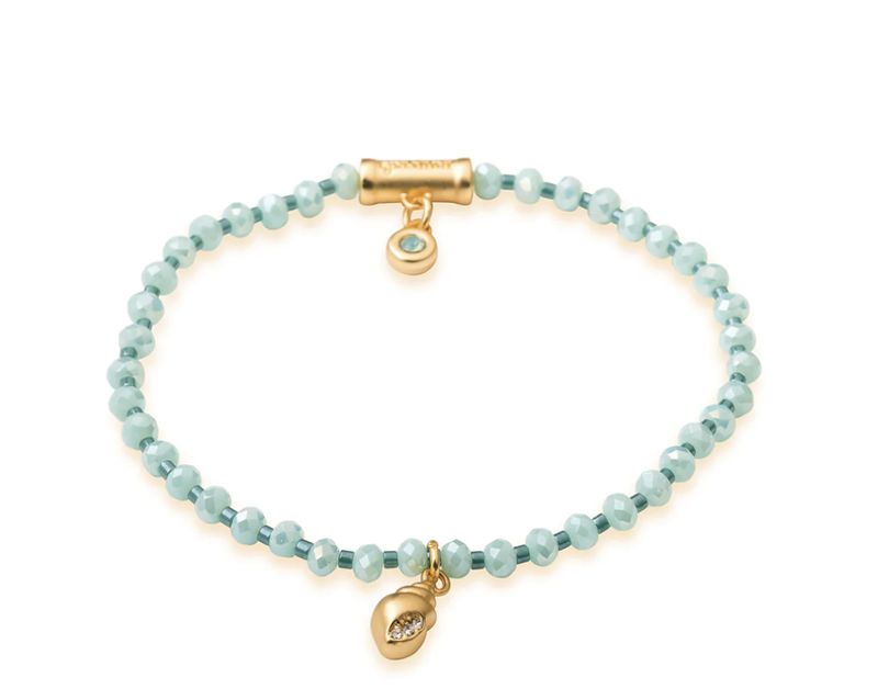 Twinkle Stretch Bracelet Sea Foam/Shell
