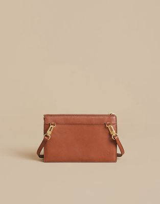 Siren Lindsey Phone Crossbody - Saddle Brown