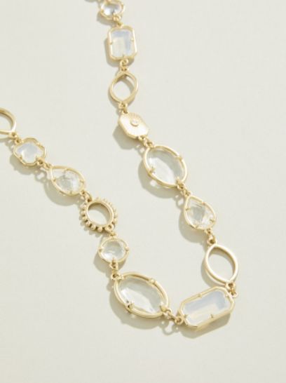 Lagoon Necklace 18&quot; Crystal