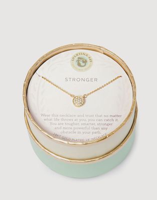 Sea La Vie Necklace Stronger/Pave Disk