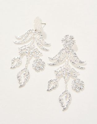 THISTLE CHANDELIER EARRINGS SILVER