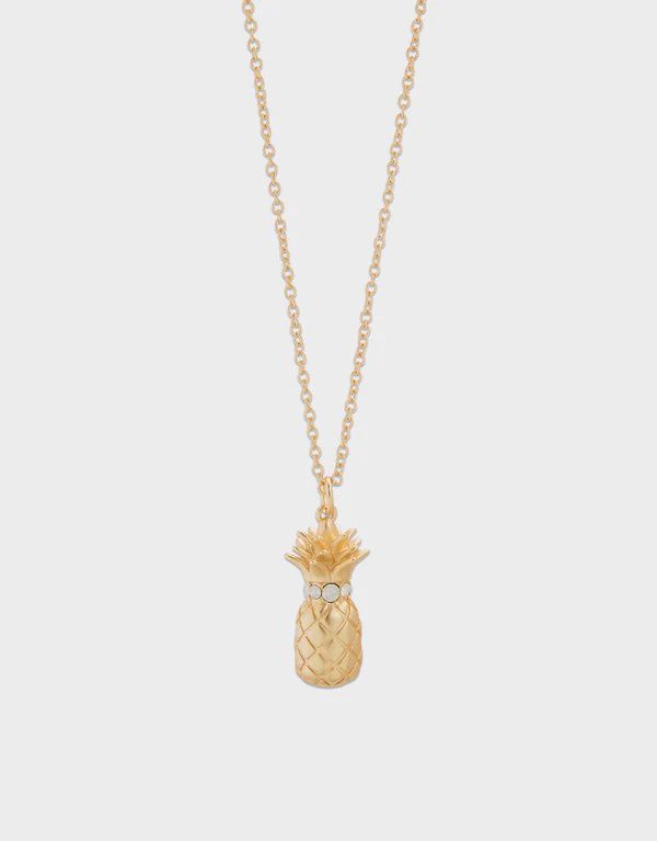 Slide Necklace 28&quot; Pineapple