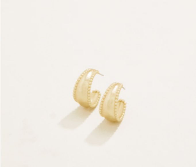 Milly Hoop Earrings Gold