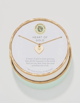 Sea La Vie Necklace Heart of Gold