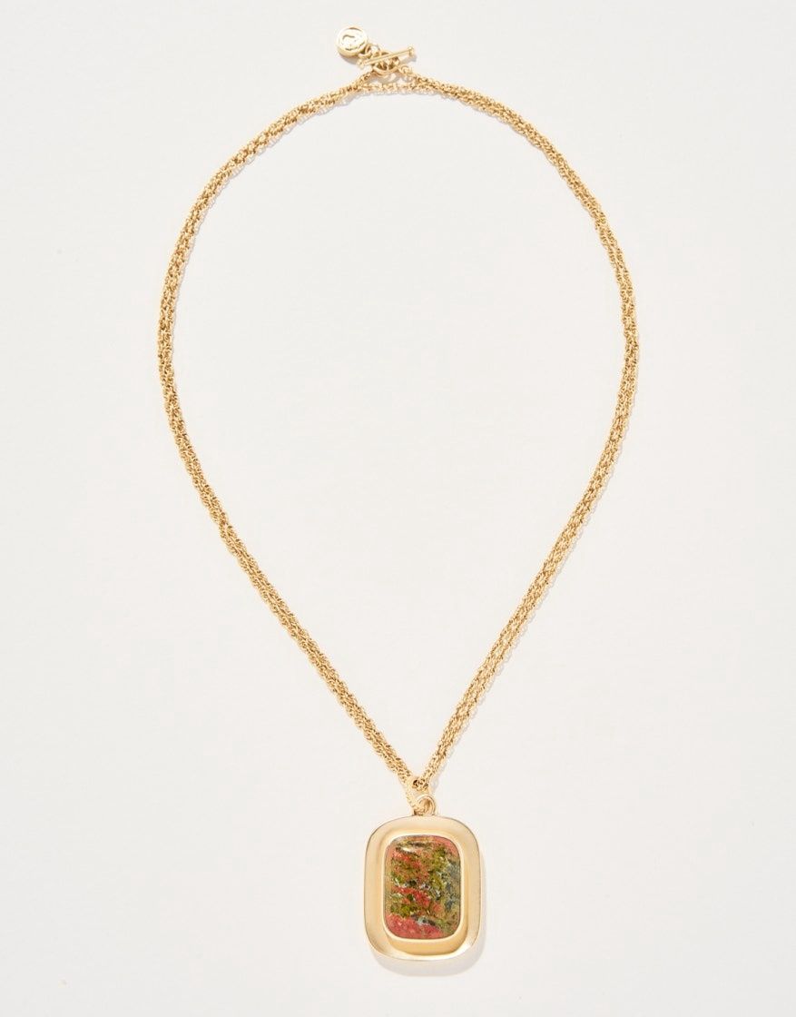 MASON NECKLACE UNAKITE
