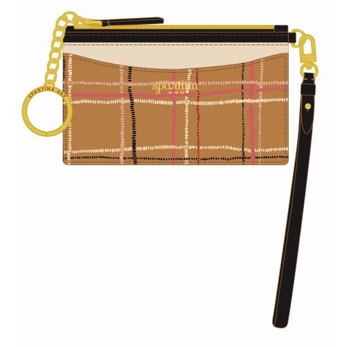 Slim Card Coinpurse Botanic Garden Dash Plaid