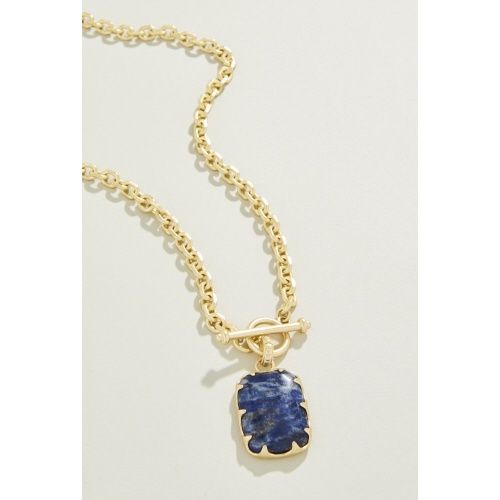 Coralie Toggle Necklace 18&quot; Blue