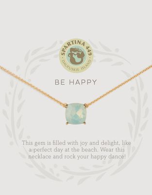 Sea La Vie Necklace Happy/Sea Green