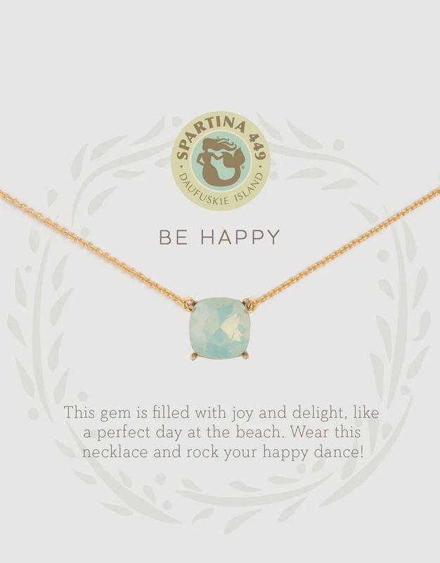 Sea La Vie Necklace Happy/Sea Green