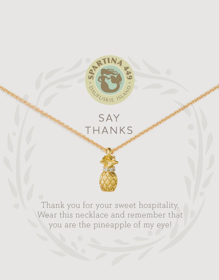 Sea La Vie Necklace Thanks/Pineapple