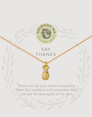 Sea La Vie Necklace Thanks/Pineapple