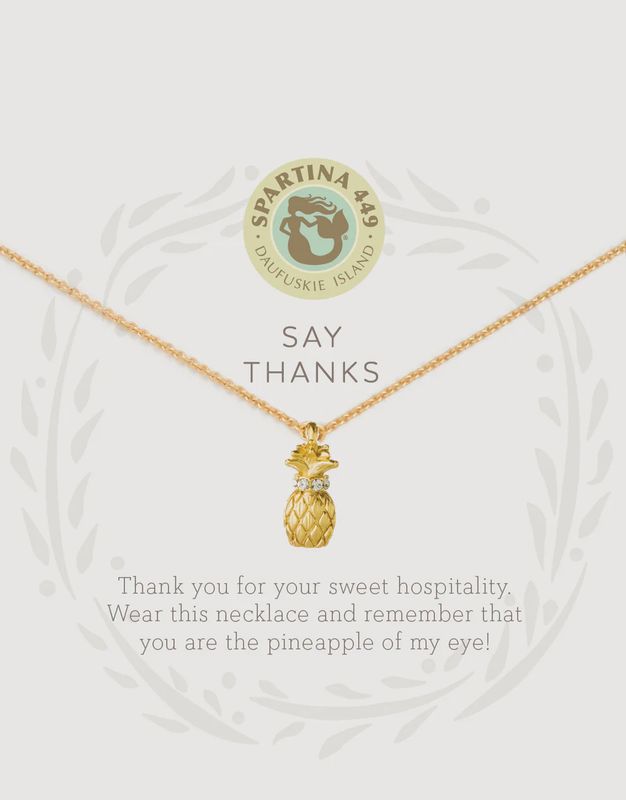 Sea La Vie Necklace Thanks/Pineapple