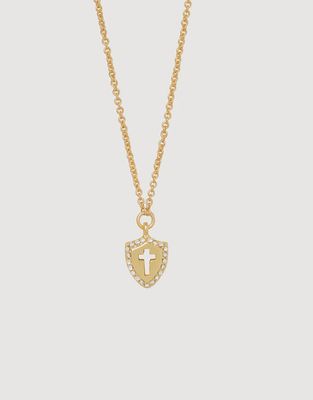 Sea La Vie Necklace Faith Over Fear/Cross Shield