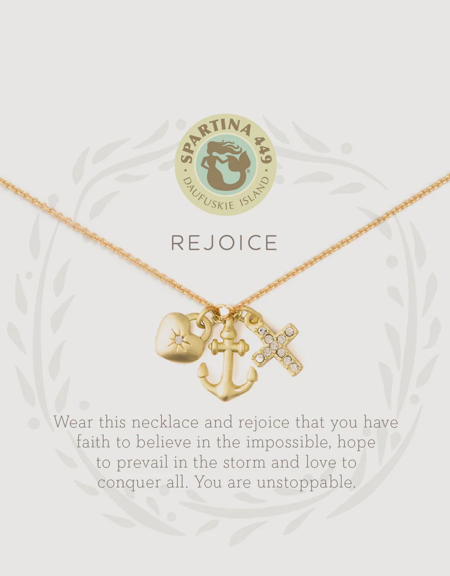Sea La Vie Necklace Rejoice/Faith Hope Love