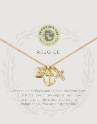 Sea La Vie Necklace Rejoice/Faith Hope Love
