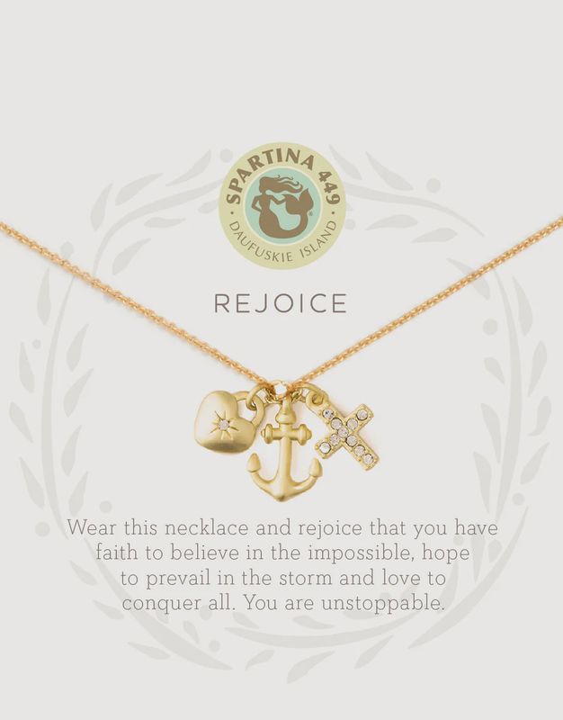 Sea La Vie Necklace Rejoice/Faith Hope Love
