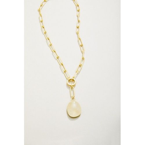Glen Falls Necklace 17&quot; Frosty Grey