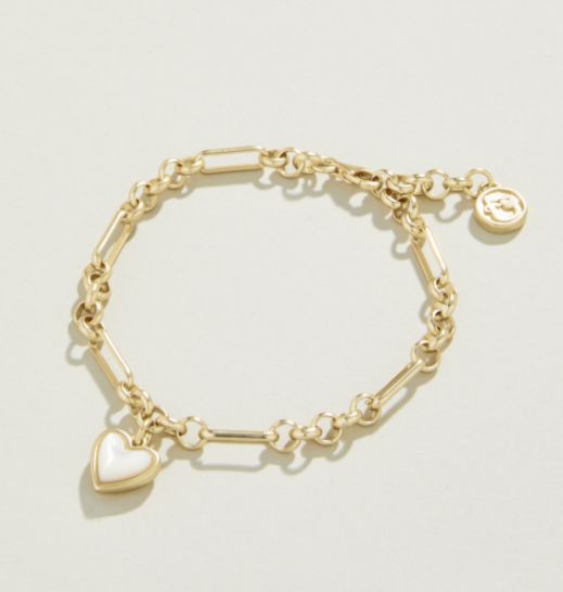 Full Heart Bracelet Mother-of-Pearl